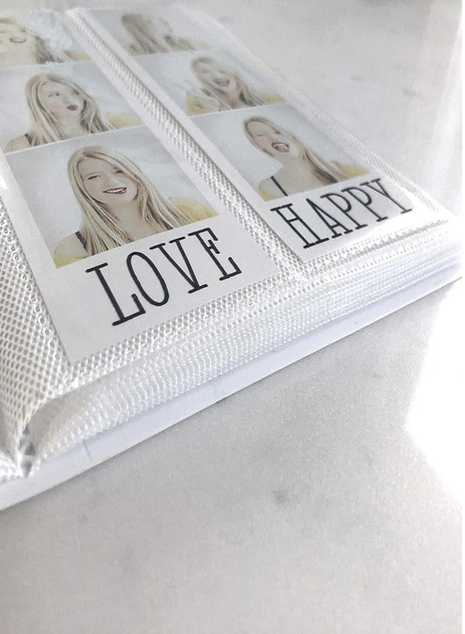 SMILE&WAVE Photo Booth Photo Album - For Wedding or Party- Holds 120 Photobooth 2x6 Photo Strips - Slide In (2X6, LITTLE HOUSES, 1) - Image 4